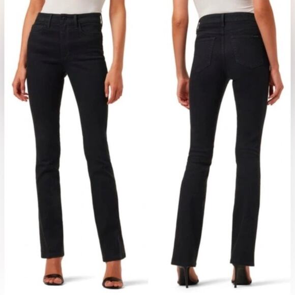 Joe's Jeans Denim - Joe's Jeans Womens Sz 30 The High Waist Clean Hem Bootcut Jeans Washed Black